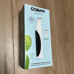 Conair Girlbomb Rechargeable Trimmer & Shaver - Black and White